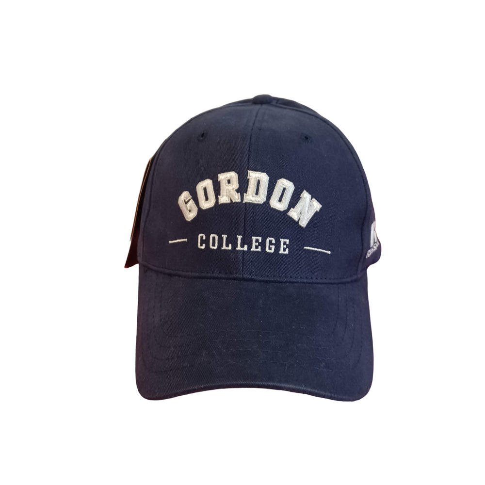 Rusell Athletic Progression Navy Gordon College Belt Buckle Men's Cap Hat NWT
